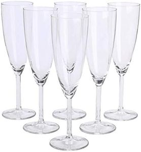 Ikea Svalka Champagne Flute in Vetro Trasparente/6 Confezione 500.151.22 Taglia 198,4 Gram