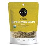 Elan Organic Raw Sunflower Seeds, 200g, Unsalted Kernels, Shelled Seeds, No Shell, Non-GMO, Vegan, Gluten-Free, Kosher, All Natural Snacks & Toppings