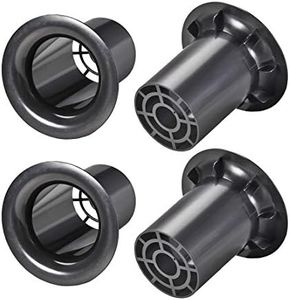uxcell 86mm x 91mm Speaker Port Tube Subwoofer Bass Reflex Tube Bass Woofer Box 4pcs