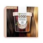 Garnier Good Permanent Hair Dye Replen Kit, 4.15 Iced Chestnut Brown, Up To 100% Grey Coverage, 8 Weeks Long-Lasting Colour, No-Drip Application