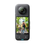 Insta360 X3 with Official Stickers - Waterproof 360° Action Camera with 1/2 Inch Sensor, 5.7K 360°, 72MP 360° Photos, 4K Single-Lens, 60fps Me Mode, Stabilization, 2.29" Touchscreen, AI Editing