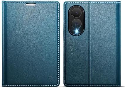 Tenifly for Samsung Galaxy Z Fold 8 Case Wallet with Card Holder Blue