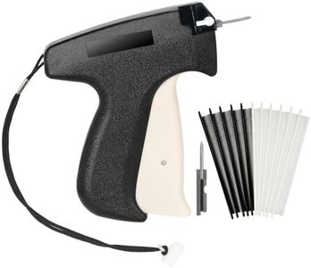 Mini Tagging Gun for Clothing with 2Fine Needles,2500 Black & 2500 White Fasteners Sewing Gun for Quick Clothing Fixer, Quilting, Edging