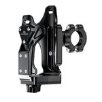 Yellowfin Bike Cup Holder, Motorcycle Water Bottle Holder 360° Rotation Adjust Bicycle Handlebar Water Bottle Cages, Upgraded Expandable Design Drink Holder for Bicycle, Motorcycle, ATV (Extra Large)