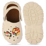 GLJ Little AngelToddler Clogs Slippers, 12 Months to 3 Years, Baby Boy, Waterproof, Lightweight, Cute Cartoon Penguin Design