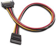 Cable Matters 3-Pack 15 Pin SATA Power Extension Cable 12 Inches, SATA Power Cable, Hard Drive Power Cable, SSD Power Cable