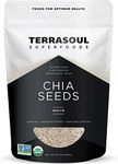 Terrasoul Superfoods Organic White Chia Seeds, 16 Oz - Omega Fats | Fiber | Plant Protein…