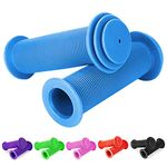 Kids Bike Grips - Kid Bicycle Grips Handlebar 22.2mm for 12”to 16”Bike with Safe Mushroom Pattern | 105mm Soft Toddler Balance Bike Grips Mini Kick Scooter Tricycle Grips for Boys Girls