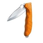 Victorinox Hunter Pro Swiss Army Knife, Large, Multi Tool, 2 Functions, Large Locking Blade, One Hand, Orange