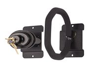 (Flatwall, Black) - Hold Up Displays Gun Lock Storage and Gun Hanger for Remington Ruger Winchester and More - Heave Duty Steel - Made in USA ...