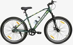 Stryder Unisex Tata Hector Road Sport Touring Cycle In 29" Wheel Size With Dual Disc Brakes With Front Suspension Fork With Water Decals Stickers For Tall Height, Multicolor