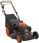 YARDMAX 22 in. 201cc Select PACE 6 Speed CVT High Wheel FWD 3-in-1 Gas Walk Behind Self Propelled Lawn Mower, Black (YG2860)