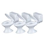 GUNDAN 3 Pcs Mini Toilet Seat Toy,Doll House Furniture for Boy Girl Party, Celebrating Party Birthday Cake Decoration Furniture Dollhouse Accessories