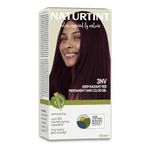 Naturtint Permanent Hair Colour Burgundy 3NV | 92% Natural Ingredients | 100% Grey Coverage Long Lasting Hair Colour | USDA Certified | Ammonia Free Vegan Hair Color Gel - 3NV Deep Radiant Red 170 ml