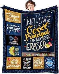 Principal Gifts for Women - Principal Appreciation Gifts - Best Principal Gifts - Gifts for Principal Appreciation - Principal Retirement Gift for Women - School Principals Day Gift Blanket 60" X 50"