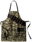 Grill Master Grill Apron and Accessory - Holds Beverages and Tools By EZ Drinker (Camouflage)