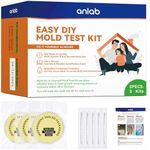anlab™Mold Test Kit for Home - Do It Yourself Home Mold Detector | Test HVAC System | Home Surfaces | Indoor Air Quality Testing Kit - Identification Guide Included - Sealed Separately (Items of 3)