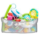 Munchkin High'n Dry Corner Bath Toy Organizer, Grey