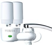 Brita COMINHKR063772 Tap Faucet Water, includes:1 System+2 Filters, White