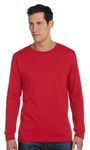 Bella Canvas Men's Fashionable Long-Sleeve Jersey T-Shirt, XX-Large, RED