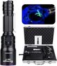 TactEagle UV Flashlight Rechargeable, Industrial Grade 365nm UV Light, Black Light Flashlight, Black Light for Pet Urine Detection, A/C Leak Detection, Blood Tracking, Hunting