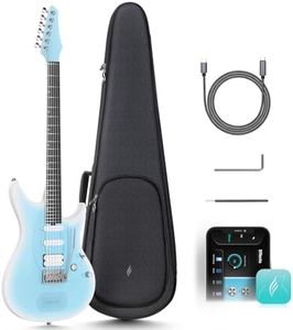 Enya Electric Guitar Inspire 39" Smart Electric Carbon Fiber Guitarra with 15W Wireless Speaker, 20 Distinct Tones, Onboard Presets, Charging Cable, Adjusting Wrench, and Gig Bag