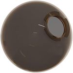 KASTLITE 12" Bronze Acrylic Lamp Post Globe | Smooth Textured with 4-5/8" Twist Lock Neck | Manufactured in the USA