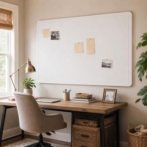 Felt Bulletin Board for Wall 72" x 48" Unfolded Size, Large Frameless Felt Pin Board, Soft Cork Board Alternative for Office, Home Planning, Notes, Photos & Wall Decor, Foldable Shipping, Easy Install