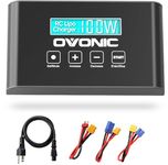 OVONIC Mate1 Lipo Battery Charger 1s-6s 100W 10A Smart RC Battery Chargers with XT60 Balance Charger Compatible for 1-6s LiIon/LiPo/Life 3-18S NiMH Variety Modes of Fast Charge, Storage Dis/Charge