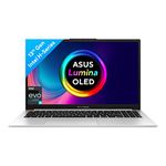 ASUS Vivobook S 15 OLED (2023), Intel Core EVO i5-13500H 13th Gen, 15.6" (39.62 cm) 2.8K 120Hz OLED, Thin & Light Laptop (16GB/512GB SSD/Windows 11/Office 2021/75WHr/Silver/1.7 kg) S5504VA-MA543WS