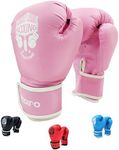 Redipo Kids Boxing Gloves, Sponge Foam Training Sparring Gloves Thai Kick Boxing for Kid and Youth, Suitable for Boys and Girls Age 3 to 12 Years (Pink, 4oz)