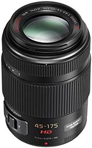 Panasonic LUMIX G Series 45-175mm F4.0-5.6 Micro Four Thirds X Vario Power Zoom Lens with Power O.I.S and Nano Surface Coating (H-PS45175E-K)