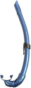 Cressi Corsica Premium Ultra Flexible Snorkel (Made in Italy) (Blue Nery)