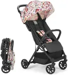 Inglesina Quid Stroller, Maya White (Otomi-Inspired) - Compact, Airplane Travel Stroller for Babies & Toddlers 3 Months to 50 lbs - Lightweight - Easy to Open - BPA Free