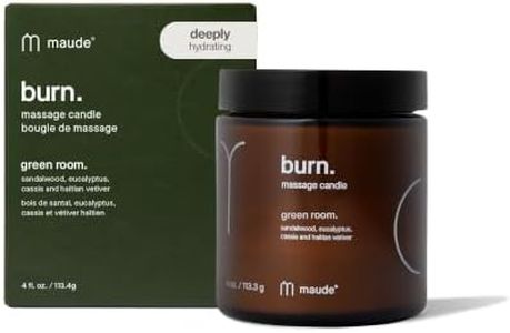 Maude Burn No. 3 - Jojoba Oil Massage Candle with Hydrating, Skin-Softening Soybean Oil - Massage Oil Candle with Notes of Eucalyptus + Sandalwood - Home + Self Care Gifts for Women & Men (4 oz)