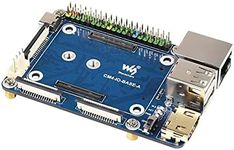 for Raspberry Pi Compute Module 4 IO Board,Mini Base Board (A) Lite Version with Standard CM4 Socket and Color-Coded Raspberry Pi 40PIN GPIO Header Onboard CSI/DSI/FAN/HDMI/USB/RJ45 Connectors