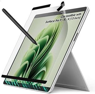 BELLEMOND - Removable Magnetic Smooth Kent Paper Screen Protector - Compatible with Microsoft Surface Pro 9 (2022) / Pro 8 (2021) / Pro X (2021&2019) - 13 Inch - 1PC - WSFP9PLKMG