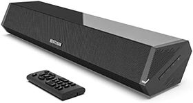 Bestisan Sound Bars for TV, 16'/50W Small Soundbar for TV, Sound Bar with Depths Sound Enhanced/DSP/Bass+/3EQ, Surround Sound Speakers for TV Works with HDMI ARC/CEC,Optical/BT/PC …