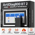 TOPDON AD800BT 2 Car Diagnostic Tool-New Version, OBD2 Scanner with All Systems Diagnosis and 28 Maintenance Services,Wireless Diagnostic Scanner,CAN-FD support, 2 Years Free Update