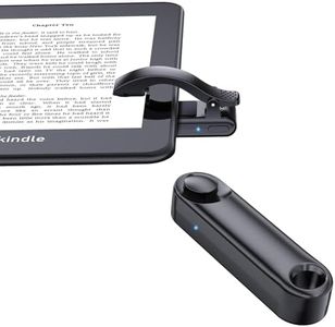 Remote Control Page Turner for Kindle: [Self-Adaptive Thickness] RF Page Turner Clicker for Kindle Paperwhite, Oasis, Kobo, eReaders, Phones & Tablets to Reading Novel & Taking Photo & Recording Video