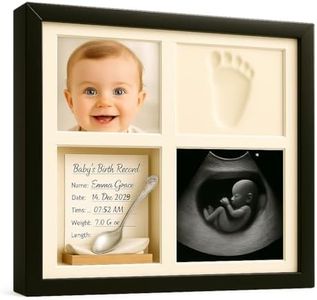 All-in-One Pet Memorial Shadow Box Frame Kit – 4-Grid Keepsake Display with Paw Print Kit, Ashes Urn Necklace, Hair Bottle & Card – Dog Cat Loss Remembrance Gift, Wood