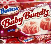 hostess Baby Bundts | Strawberry Cheesecake | 1 Pack | Box of 8 (8 Total Cakes),1.0 Ounce (Pack of 8)