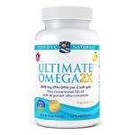 Nordic Naturals Ultimate Omega 2X - Extra Omega-3s Support Heart, Brain Health, 60 Count