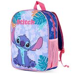 Disney Stitch Backpacks for Girls Elsa Minnie Mouse Toddler Backpack Kids Rucksack Nursery Pre School Bags for Girls Travel Holiday Stitch Gifts (Blue Stitch)