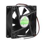 Security-01 80mm x 80mm x 25mm 8025 12V DC Brushless Cooling Fan, Dual Ball Bearing, 2pin