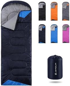 Sleeping Bags for Adults Backpacking Lightweight Waterproof- Cold Weather Sleeping Bag for Girls Boys Mens for Warm Camping Hiking Outdoor Travel Hunting with Compression Bags（Navy Blue）