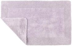 Allure Heavyweight Reversible Bath Mat, 100% Cotton, Super soft, Washable, Large Size 53cm x 85cm (Heather)
