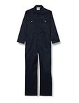 Fort - Workforce Coverall - Medium - Navy Blue Coveralls - 210gsm - Studded Pockets - Comfortable Work Suit - Durable Mens Overalls - Work Overalls for Men