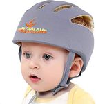 IULONEE Baby Helmet Toddler Protective Hat Infant Head Protective Cotton Hat Toddler Adjustable Safety Helmet (Grey)