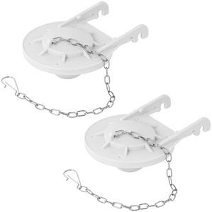 Hibbent 2 Pack Toilet Flapper Replacement Compatible with American Standard 738920-0070A 3-Inch Flapper Assembly, Flapper Replacement Water Saving, High Performance, Easy to Install